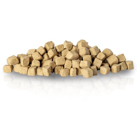 KIDDOG Super Premium 100% freeze dried OSTRICH CUBES - čisté pštrosí maso sušené mrazem 100 g