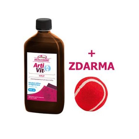 VITAR Veterinae Artivit Sirup 500 ml + Aportovací míček pro psy ZDARMA (EXPIRACE 07/2026)