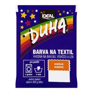Barva na textil oranžová 15 g