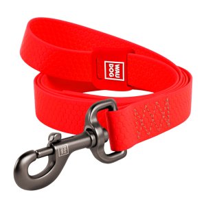 WAUDOG vodítko voděodolné Collartex červené (305cm/2,0cm)