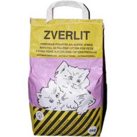 ZVERLIT růžový super jemná Podestýlka kočka 6kg