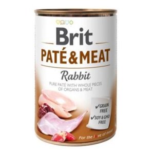 Brit Paté & Meat Dog Rabbit 400 g
