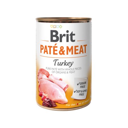 Brit Paté & Meat Dog Turkey 800 g
