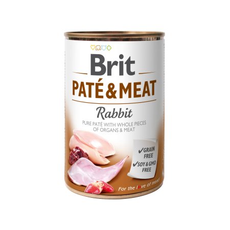 Brit Paté & Meat Dog Rabbit 800 g