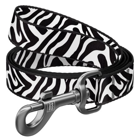 WAUDOG vodítko nylon Zebra (122cm/2,5cm/L-XXL)