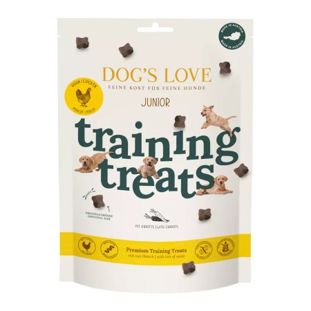 Dog"s Love Training Treats Junior Kuřecí s mrkví 150g