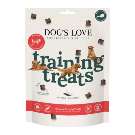 Dog"s Love Training Treats Hovězí s cuketou 150g