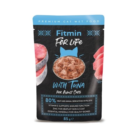 Fitmin cat For Life pouch adult tuna 85g