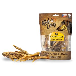 KIDDOG 100% Natural Snack, kuřecí pařátky "L", 250 g (23-24 ks)