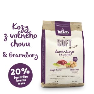 Bosch HPC SOFT Senior Farm Goat & Potato 2,5 kg (POŠKOZENÝ OBAL)