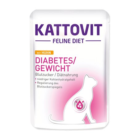 Kapsička KATTOVIT Diabetes kuře 85 g (EXPIRACE 06/2026)