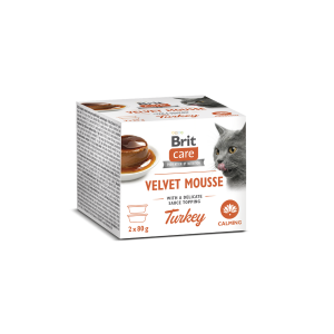 Brit Care Cat Velvet Mousse Calming Turkey 2 x 80 g