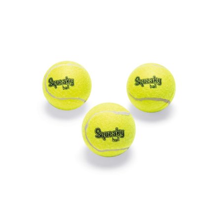 Beeztees Tenisový míček s pískátkem 6,5cm 3ks