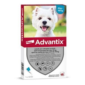 Advantix Spot On 1x1ml pro psy 4-10kg