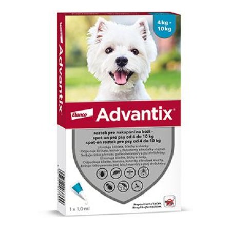 Advantix Spot On 1x1ml pro psy 4-10kg