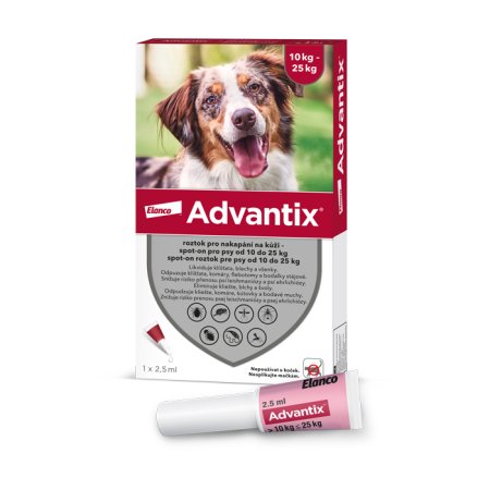 Advantix Spot On 1x2,5ml pro psy 10-25kg