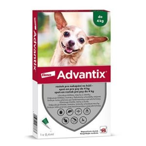 Advantix Spot On 1x0,4ml pro psy do 4kg