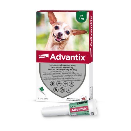 Advantix Spot On 1x0,4ml pro psy do 4kg