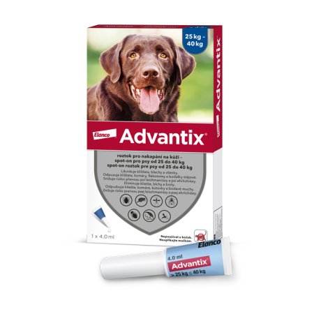 Advantix Spot On 1x4ml pro psy nad 25-40kg