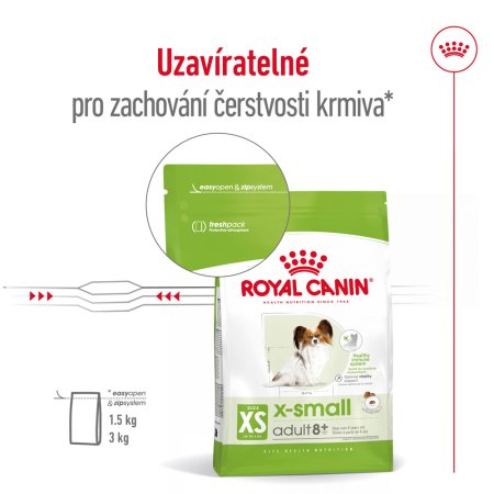 Royal Canin X-Small Adult 8+ 500 g