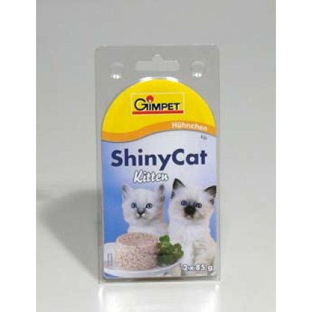 Gimpet kočka konz. ShinyCat Junior kuře 2x70g