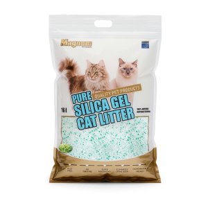 Magnum Pure Silica Gel Cat Litter Green Tea 16l