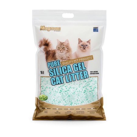 Magnum Pure Silica Gel Cat Litter Green Tea 16l