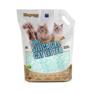 Magnum Pure Silica Gel Cat Litter Green Tea 10l