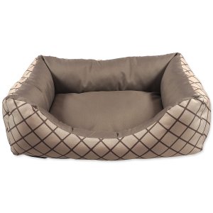 Sofa Dog Fantasy béžová se vzorem 65x50x18cm