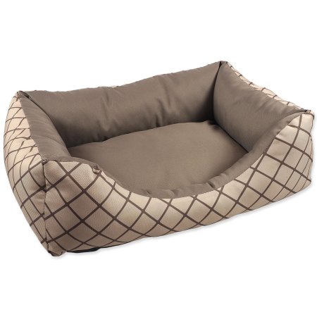Sofa Dog Fantasy béžová se vzorem 65x50x18cm