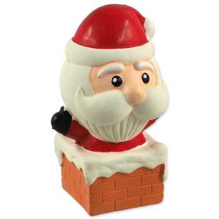 Hračka Dog Fantasy Winter Tale santa latexový pískací 12cm