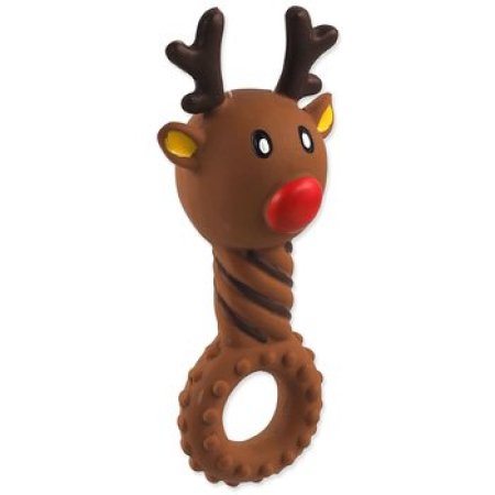 Hračka Dog Fantasy Winter Tale sob latexový pískací 14cm