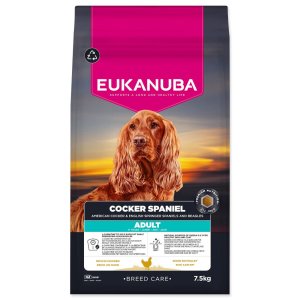 Krmivo Eukanuba Breed Care Adult chicken Cocker Spaniel 7,5 kg