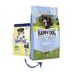 Happy Dog Puppy Lamb & Rice 1 kg (EXPIRACE 09/2026)