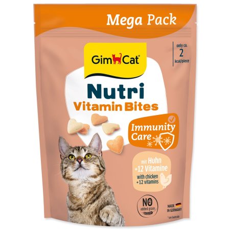 Pochoutka GimCat Nutri Multi-Vitamin Bites s kuřetem 425g