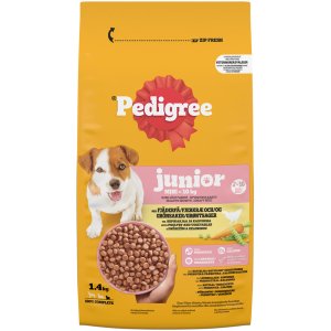 Pedigree granule Mini Junior drůbeží se zeleninou 1,4 kg