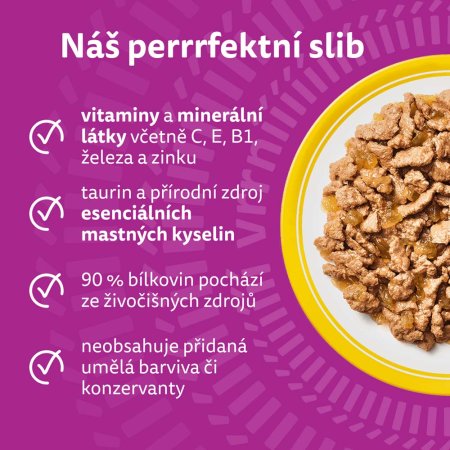 Whiskas kapsička Senior drůbeží výběr v želé 12 x 85 g
