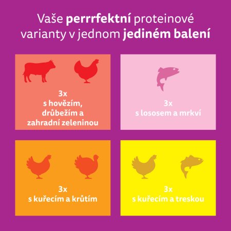 Whiskas kapsička Tasty Mix Chef"s Choice ve šťávě 24 x 85 g