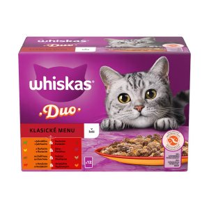 Whiskas kapsička Duo Klasik v želé 12 x 85 g