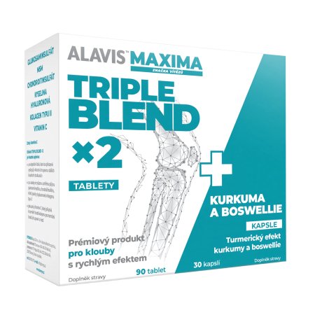 ALAVIS MAXIMA TRIPLE BLEND x2 90 tablet 30 kapslí
