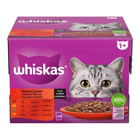 Whiskas kapsička Klasický výběr ve šťávě 24 x 85 g