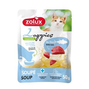 Pochoutka kočka LAPPIES polévka tuňák 50g Zolux