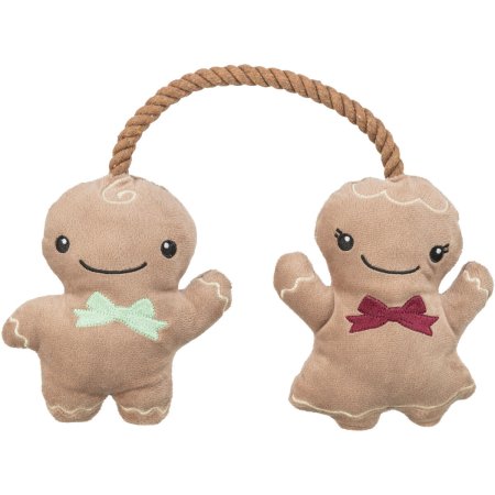 Xmas Gingerbread Couple, pan a paní Perníčkovi na laně, 22 cm