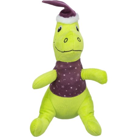 Xmas Dino, vánoční plyšový dinosaurus, 26 cm