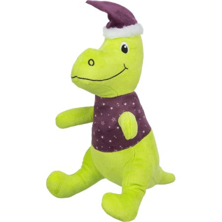 Xmas Dino, vánoční plyšový dinosaurus, 26 cm