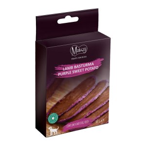 Mavsy Dog pamlsky Jehněčí basturma s fialovými batáty 100g