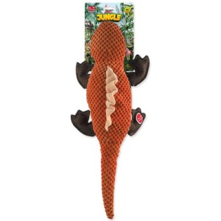 Hračka Dog Fantasy Jungle ještěrka oranžová 45cm