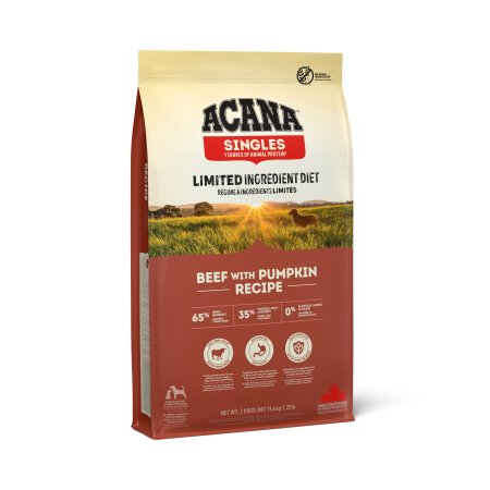 ACANA BEEF WITH PUMPKIN 11,4 kg SINGLE