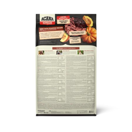 ACANA BEEF WITH PUMPKIN 11,4 kg SINGLE