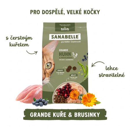 Bosch Cat Sanabelle Grande 0,4 kg (EXPIRACE 10/2026)